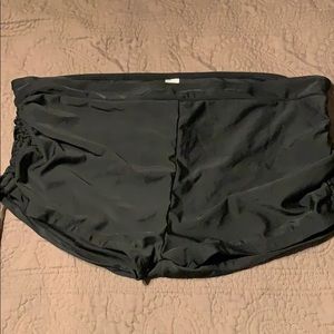 Black bathing suit bottoms